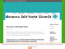 Tablet Screenshot of os-iskvarce.si